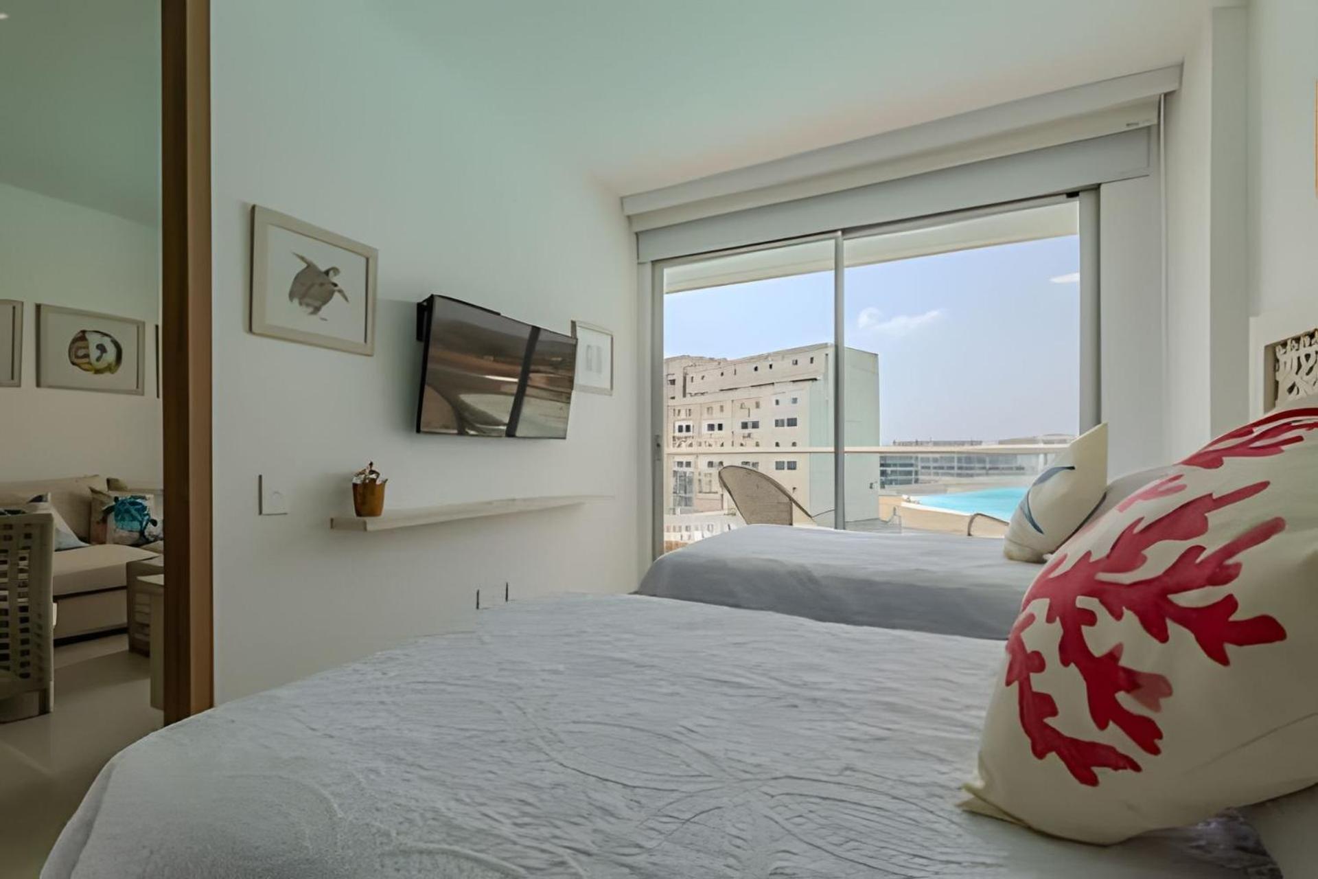 Magico Oasis En Baia Kristal Vista A La Laguna 2br * Cartagena