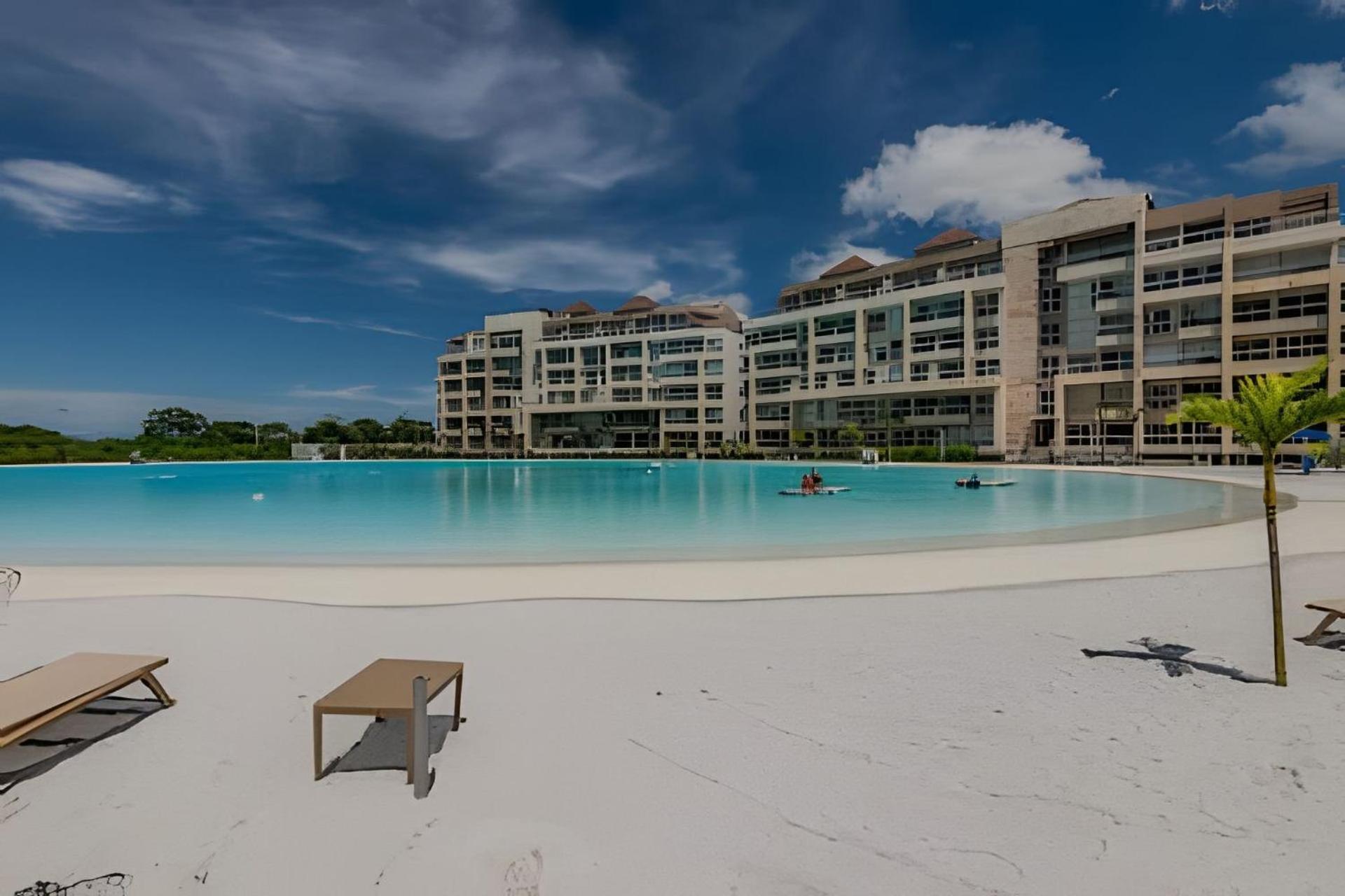 Magico Oasis En Baia Kristal Vista A La Laguna 2br Cartagena