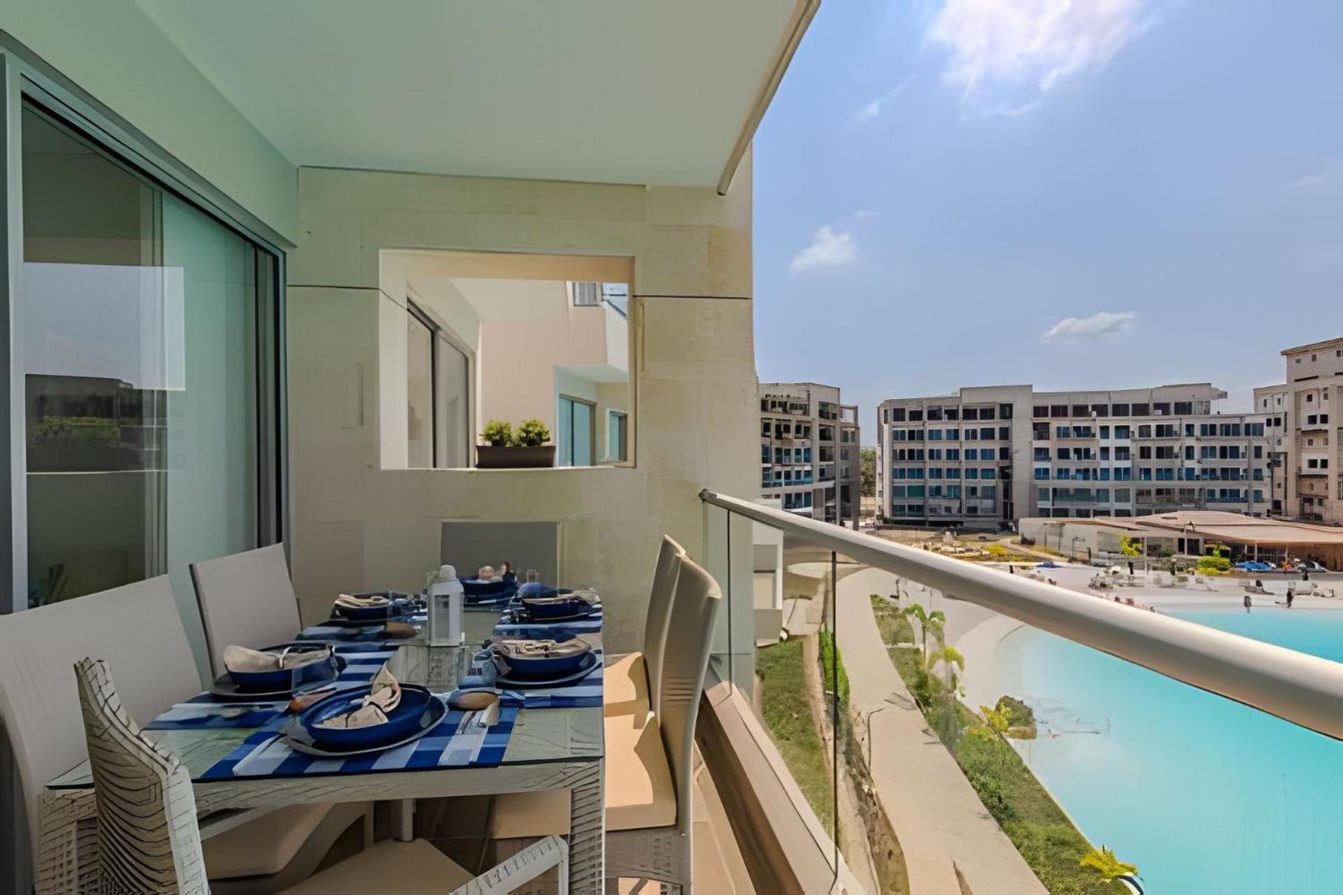 Magico Oasis En Baia Kristal Vista A La Laguna 2br * Cartagena