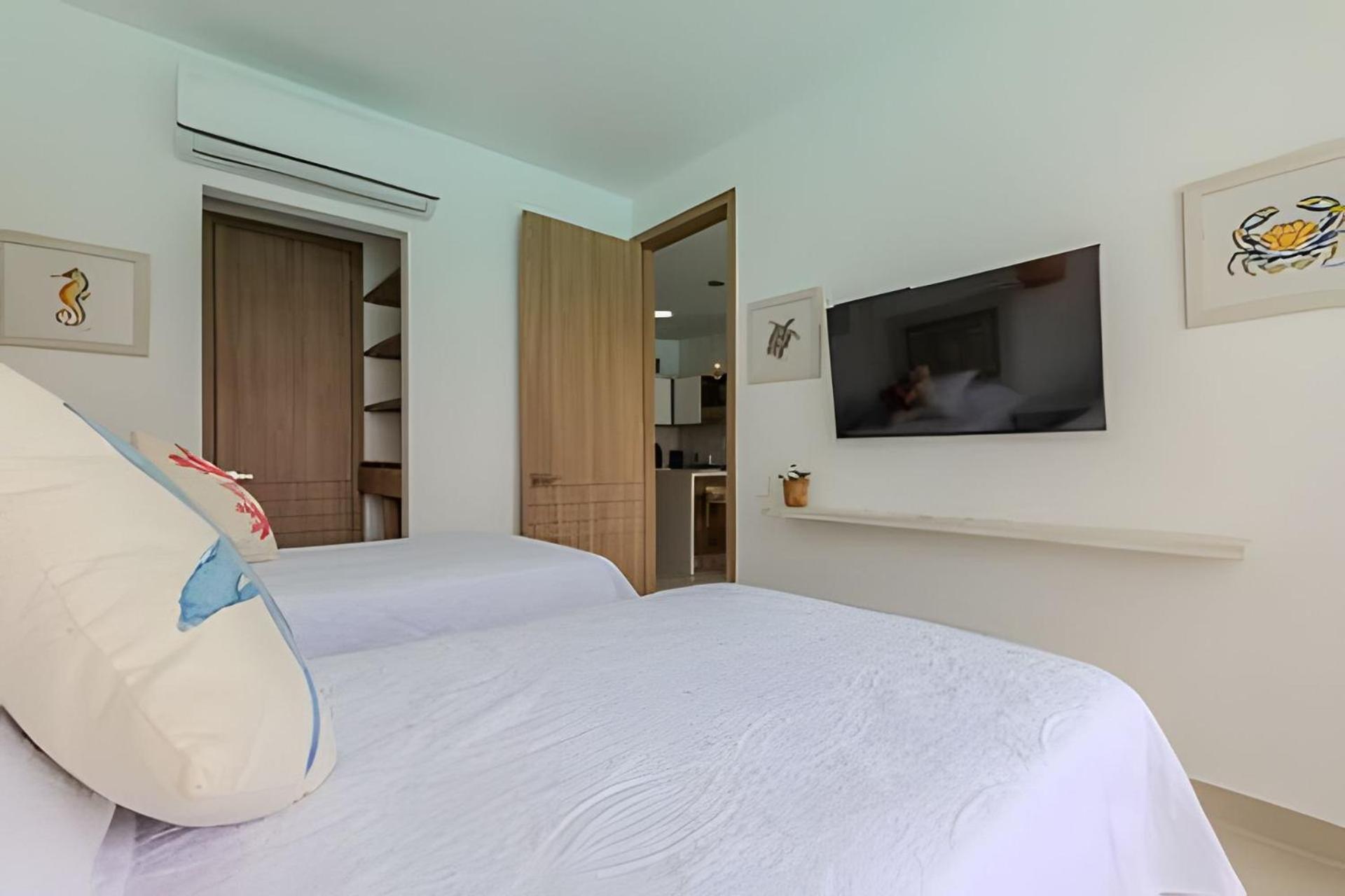 Magico Oasis En Baia Kristal Vista A La Laguna 2br Apartamento